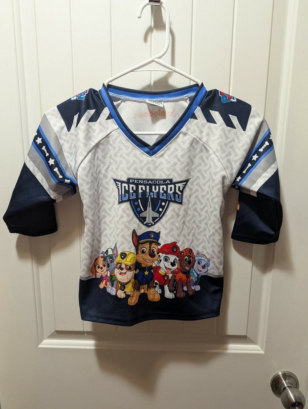 NHL Pensacola Ice Flyers Nickelodeon PAW Patrol Kids Jersey Toddler Size 2-3